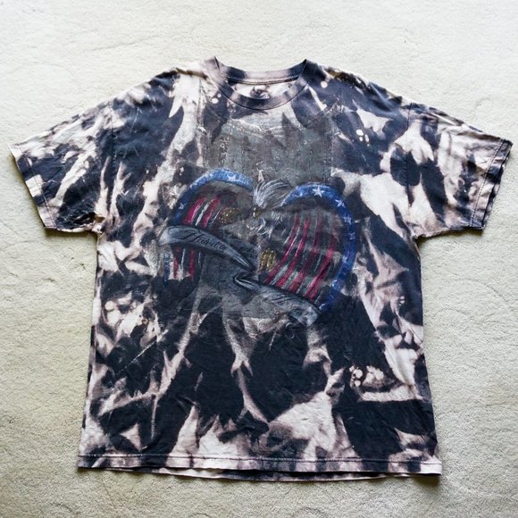 CUSTOM MADE TAPOUT TYE DYE T-SHIRT [XXL] - Picture 1 of 7